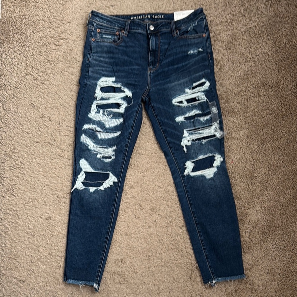 American Eagle Outfitters Blue Skinny Denim Jeans